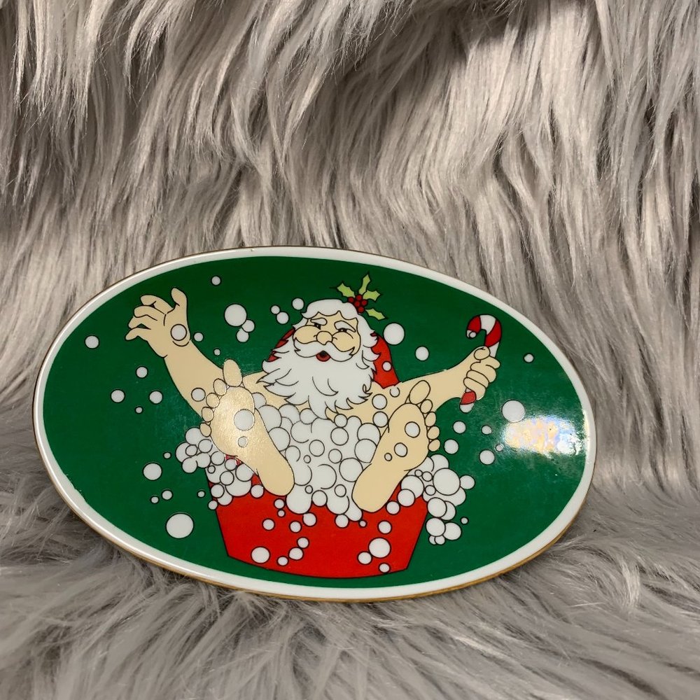 Santa Bubble Bath Soap Dish - Picture 1 of 5